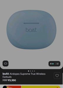 boAt Airdopes Supreme True Wireless Earbuds