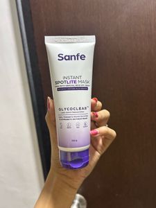 sanfe glycoclear spotlight mask to remove tan