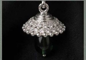 Exquisite Emerald &amp; Diamond Jhumka Earrings