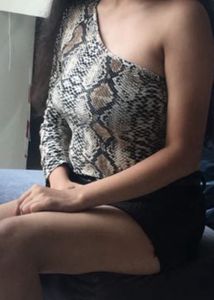 Shein One Shoulder Top