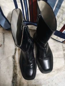 Chunky Black Platform Boots