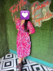 Floral Cutout Midi Dress
