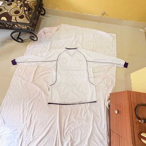 Men's Long Sleeve White T-Shirt