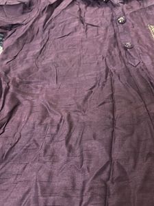 Embroidered Purple Kurta