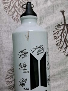 BTS Official Autographed Water Bottle