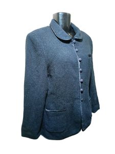 Vintage Women Black Jacket/Blazer Fit For S &amp; M