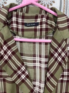 Plaid Double-Breasted Blazer Dress