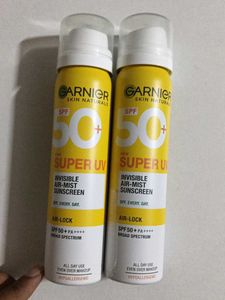 Garnier SPF 50 Invisible Sunscreen Mist (2 Pack)