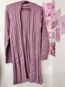 Elegant Lavender Knit shrug