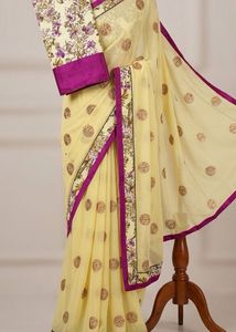 Beautiful Yellow Saree