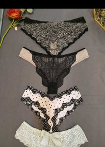 Lace &amp; Pattern Panty Bundle