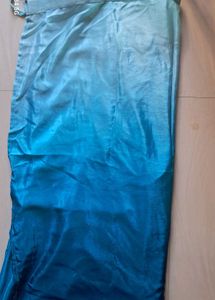 Stunning Ombre pre draped saree