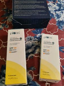 Plum Rice Water &amp; Niacinamide Sunscreens