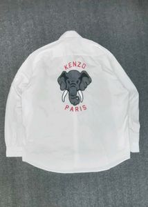 Kenzo Paris Elephant Print Shirt