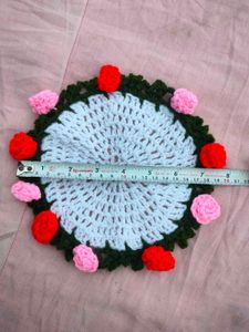 mini crochet bouquet coaster 💐