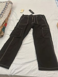 black baggy pants