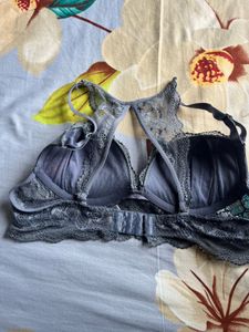 Pack of 3 Bras:Red,Black,Grey Lace and 2 pant
