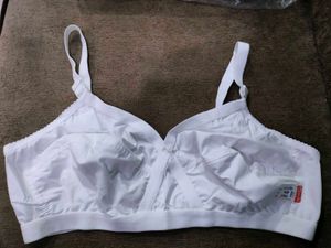 Comfortable White Cotton Bra pack of 2