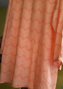 Chic Pink Chevron Print Kurta Tunic