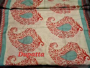 Unstitched 3pc Chanderi SALWAR KAMEEZ MATERIAL