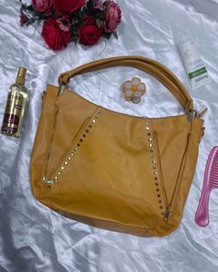 Stylish Mustard Yellow Hobo Bag