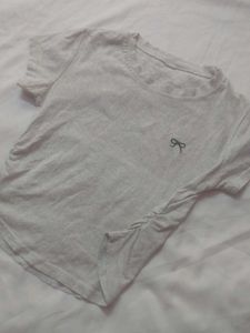 Cute Bow Detail T-Shirt