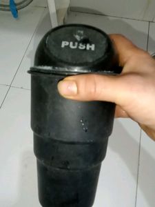 Car Trash Can with Push Lid