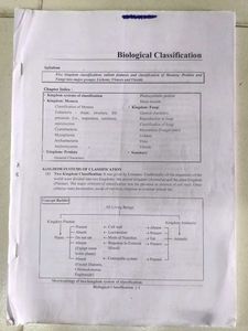 NEET - Biological Classification Notes