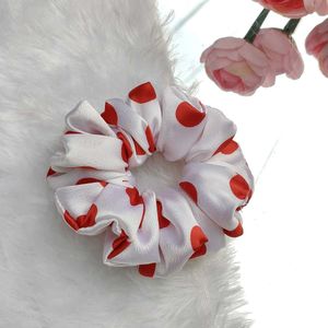 Red Polka Dot Scrunchie