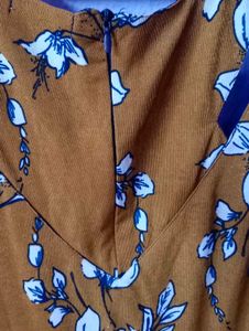 Floral Print Midi Dress