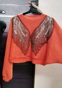 Winter Wear One Piece With Beautiful Work Jack