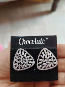 Elegant Triangle Stud Earrings
