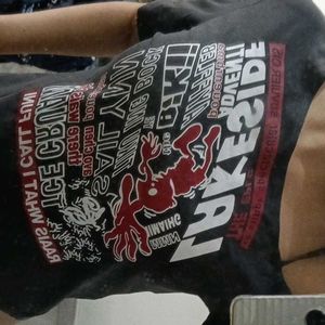 Graphic Print T-shirt Y2k Cybercore Vintage