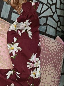 Chic Floral Print Top