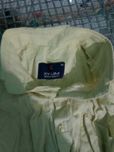 Light Yellow Long Sleeve Shirt