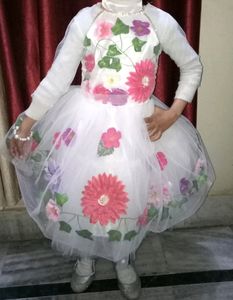 Floral Tulle Dress