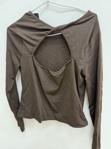 Shein Chic Long Sleeve Boat Neck Top