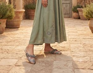 Embellished Ethnic Flats