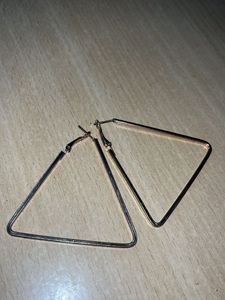 Triangle Hoop Earrings
