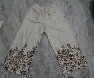 Flowers 🌼  Design Top Plazo Set