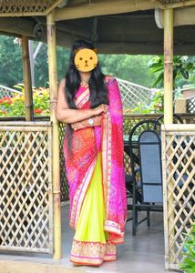 Pure Bandhani Saree