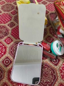 Cute Doll Print Mirror Case