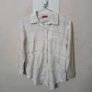 Checkered Button-Up Shirt