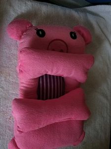 Pink Pig Plush Pillow For Baby