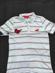 Puma Striped Polo Shirt