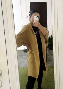 Tan Knit Cardigan
