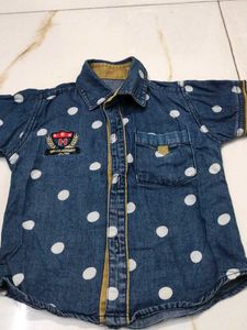 Cute Boys' Denim Shirt