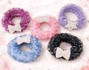 Sparkly Bow Scrunchies Set
