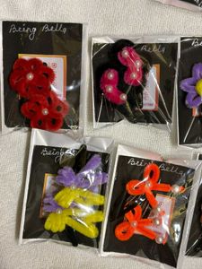 Being Bella Hair Clips and Keychain