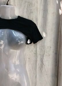 Shein Black Cropped Top
